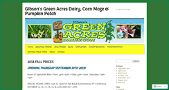 Desktop Screenshot of greenacresdairy.com